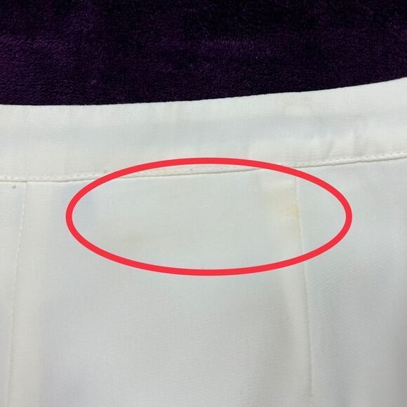 Cupcakes and Cashmere Lancer Cream White Flounce Ruffle High Waisted Shorts 6 - Picture 6 of 11